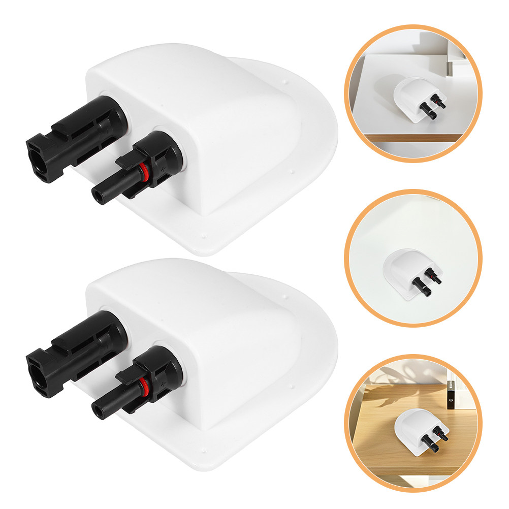 Cable Gland Waterproof - 2Pcs Solar Connection Box ABS Waterproof