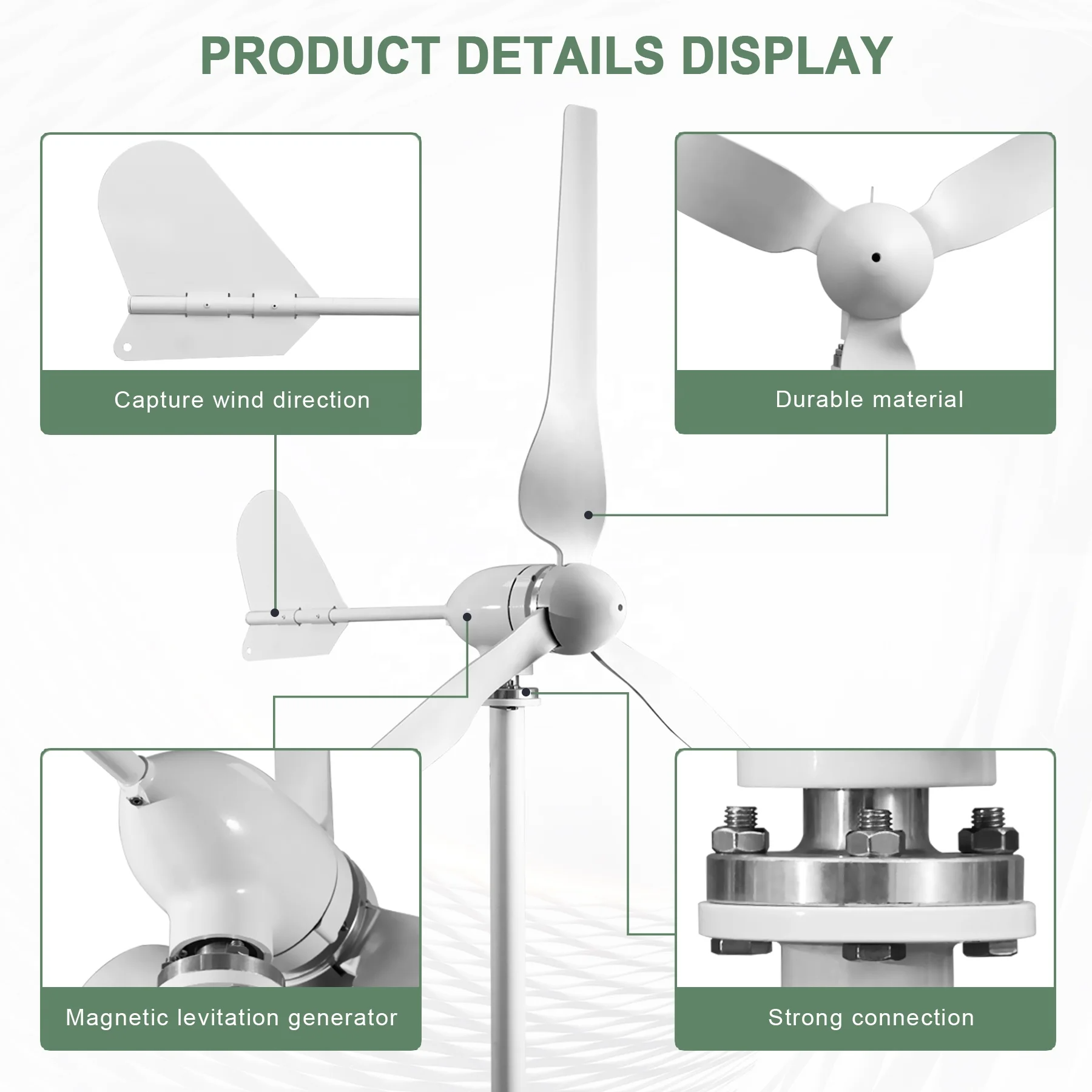 Ruiyan 1KW Home Wind Turbine O - مراجعة Renewable Energy Home Solutions وسعره