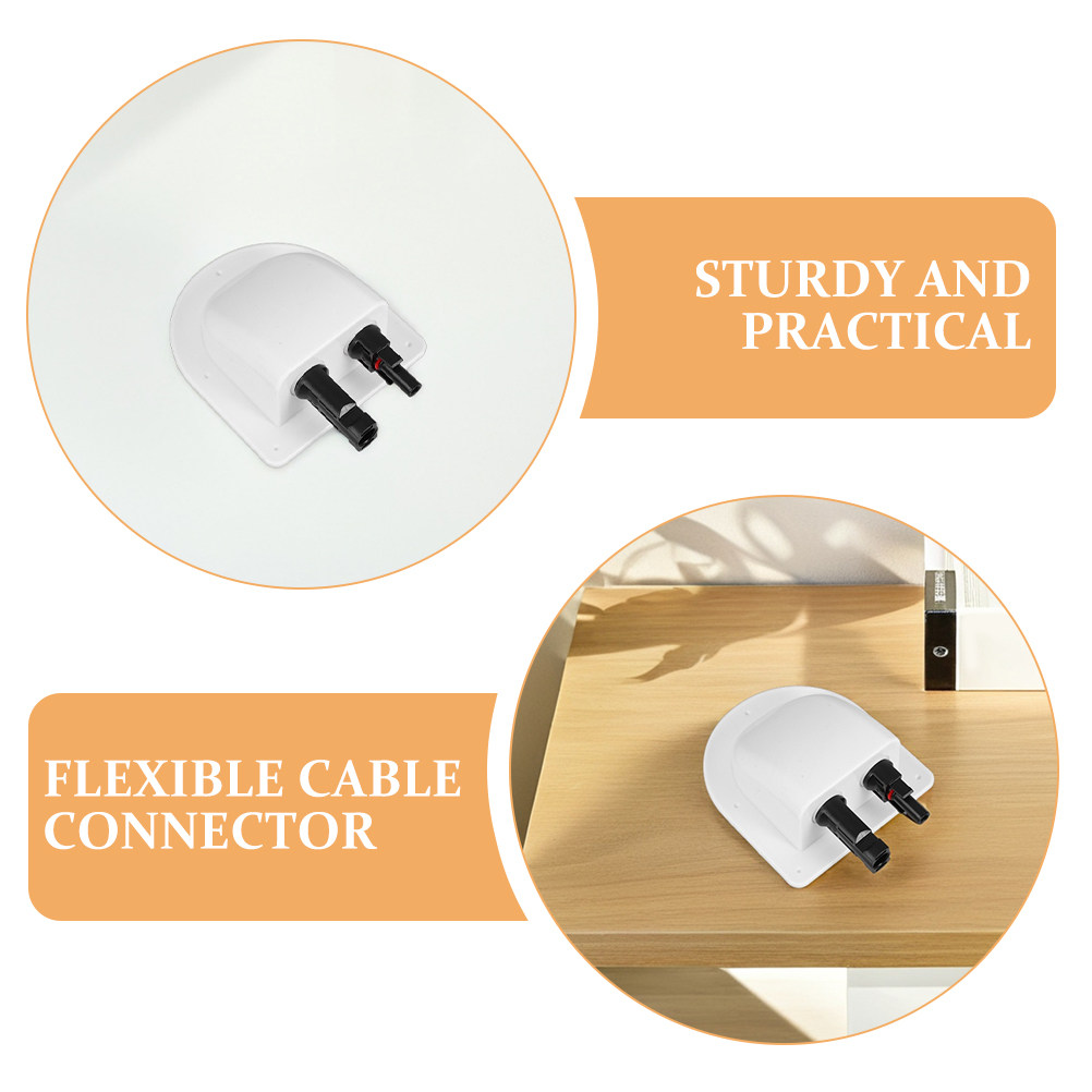 2Pcs Solar Connection Box ABS  - مراجعة Cable Gland Waterproof وسعره