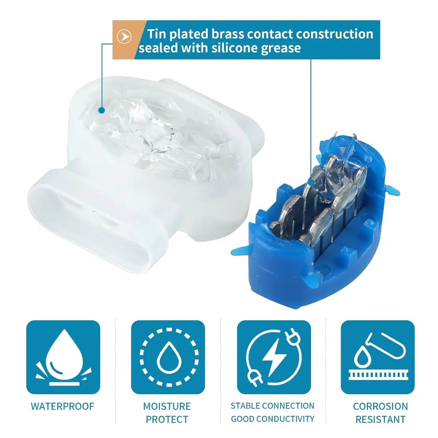 5/10/20pcs Cable Connector Gel - مراجعة Cable Gland Waterproof وسعره