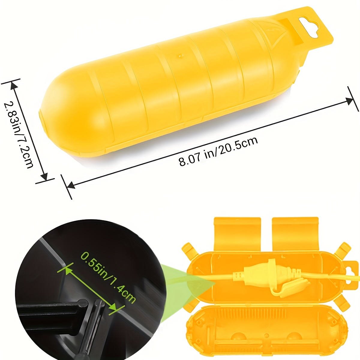 Extension yellow Cord Safety C - مراجعة Cable Gland Waterproof وسعره