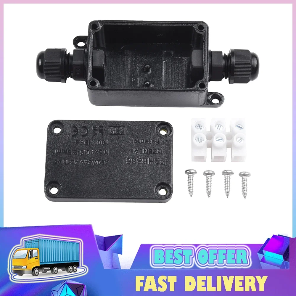 Waterproof Junction Box 2 Way  - مراجعة Cable Gland Waterproof وسعره