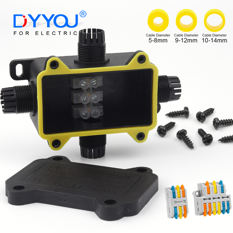 IP68 Waterproof Junction Box O - مراجعة Cable Gland Waterproof وسعره