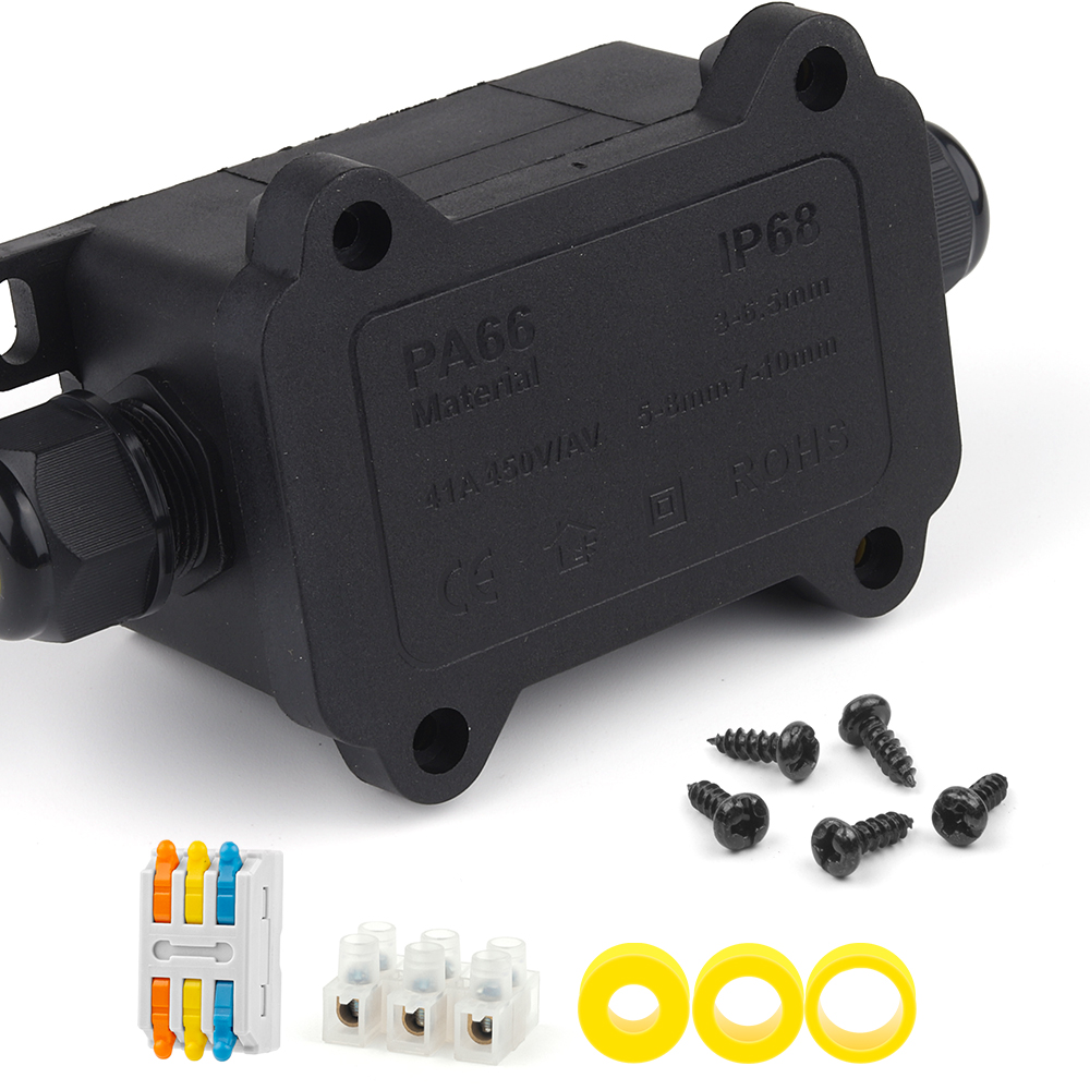 IP68 Waterproof Junction Box O - مراجعة Cable Gland Waterproof وسعره