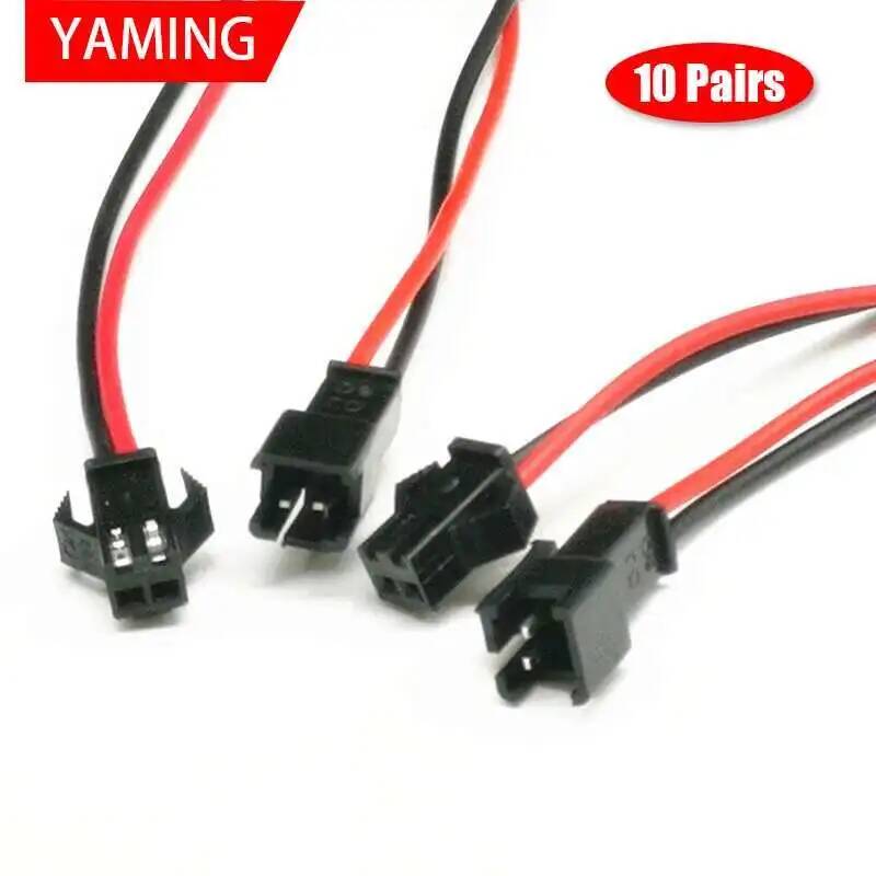 10Pairs 10cm Long JST SM 2Pins - مراجعة Cable Gland Waterproof وسعره